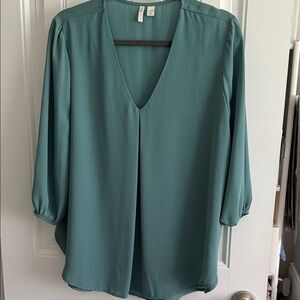 Elegant Teal Blouse